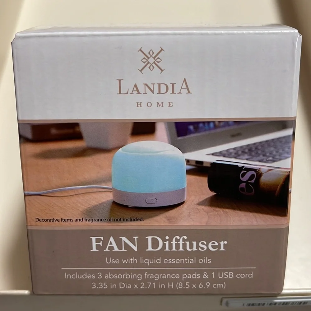 Small Fan Diffuser with Multicolor Lights​